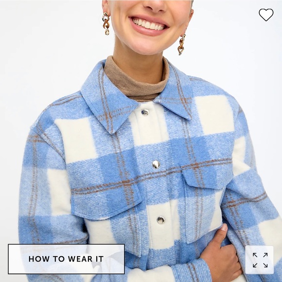 J CREW Longline Shirt Jacket - Picture 7 of 16